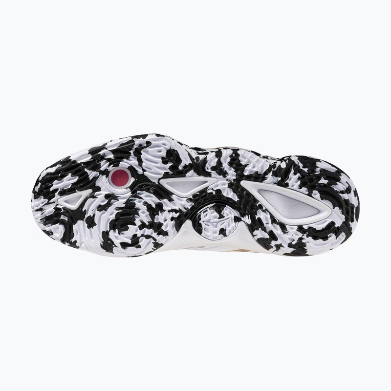 Röplabdacipő Mizuno Wave Momentum Elite white/black/ge gold 11