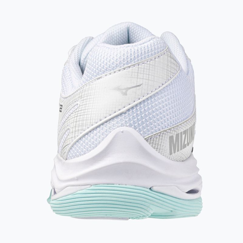 Női röplabdacipő Mizuno Wave Voltage 2 white/blue tint 10