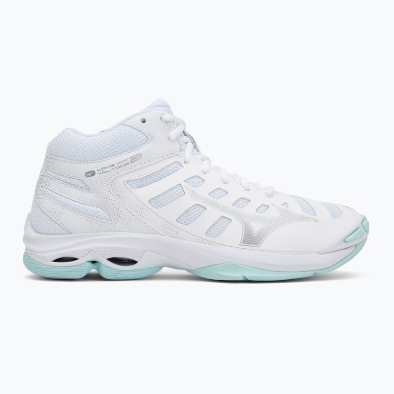 Női röplabdacipő Mizuno Wave Voltage 2 Mid White/Blue Tint 2