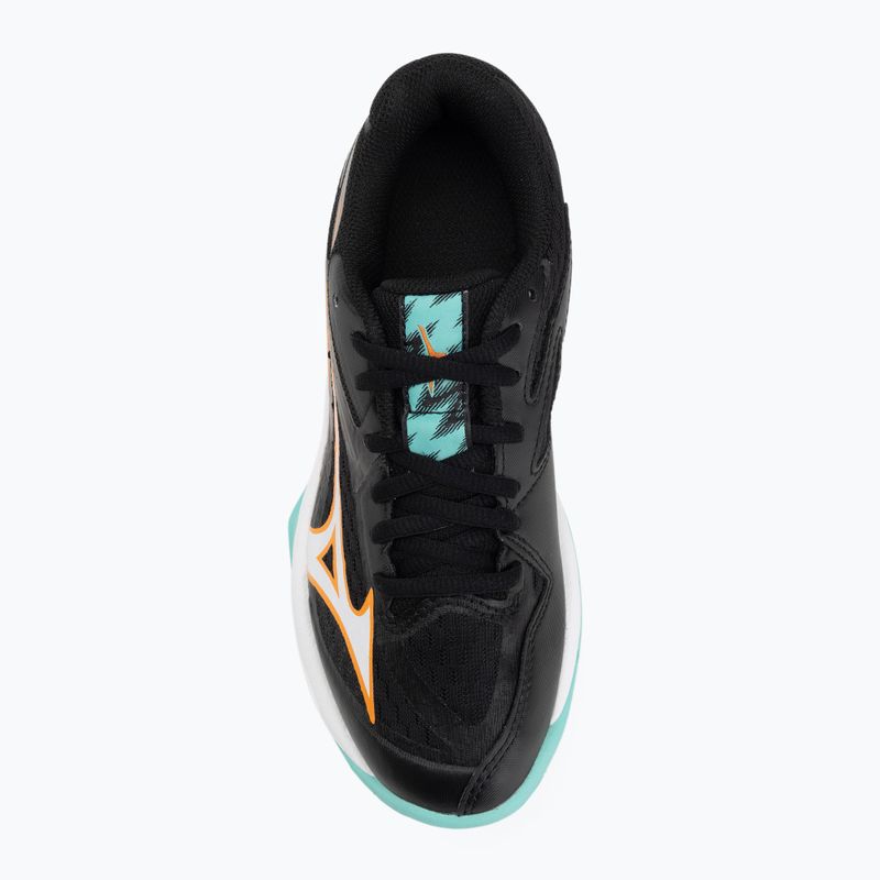 Gyermek röplabda cipő Mizuno Lightning Star Z7 fekete/angol/jégzöld 5