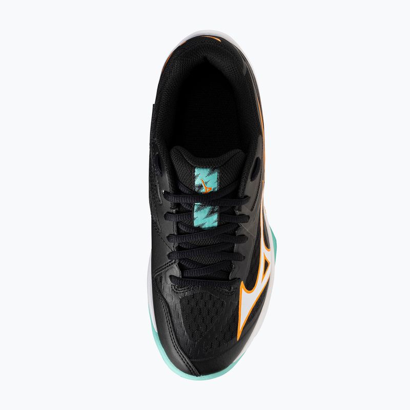 Gyermek röplabda cipő Mizuno Lightning Star Z7 fekete/angol/jégzöld 4