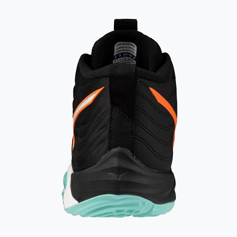 Röplabda cipő Mizuno Wave Momentum Elite Mid fekete/angol/jégzöld 10