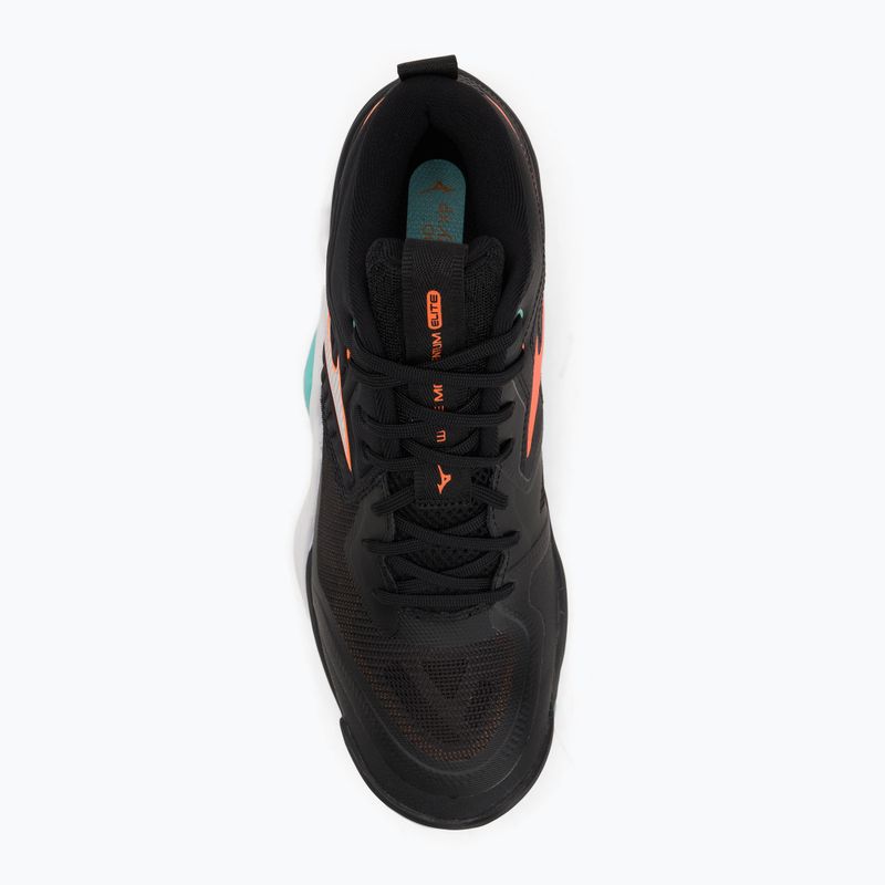 Röplabda cipő Mizuno Wave Momentum Elite Mid fekete/angol/jégzöld 5