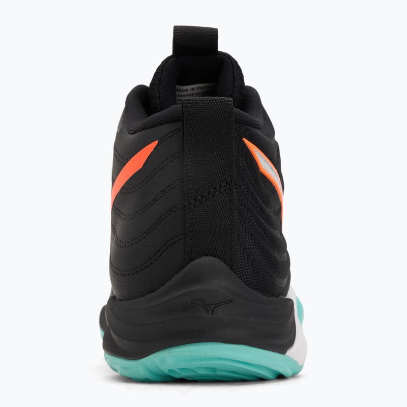 Röplabda cipő Mizuno Wave Momentum Elite Mid fekete/angol/jégzöld 6
