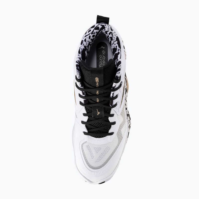 Röplabdacipő Mizuno Wave Momentum Elite Mid white/black/ge gold 12