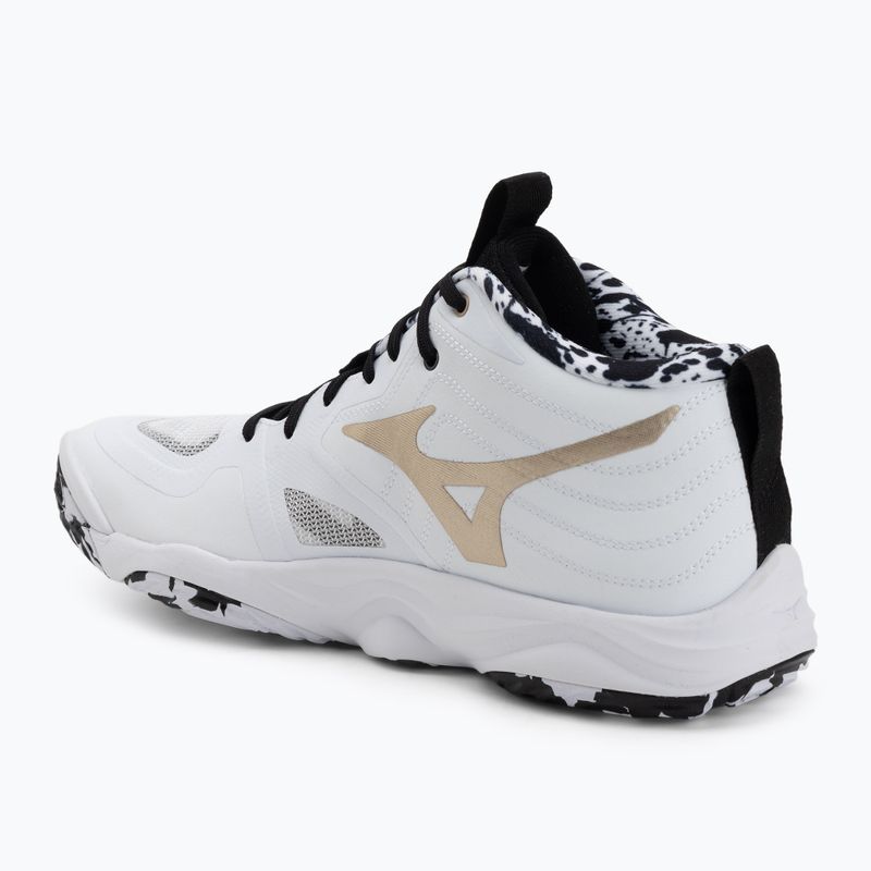 Röplabdacipő Mizuno Wave Momentum Elite Mid white/black/ge gold 3