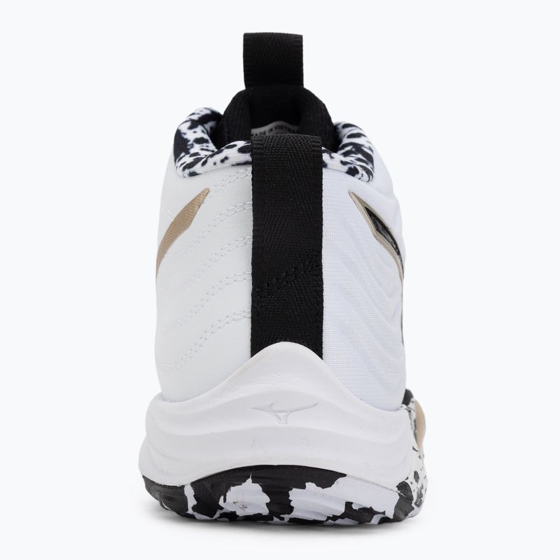 Röplabdacipő Mizuno Wave Momentum Elite Mid white/black/ge gold 6