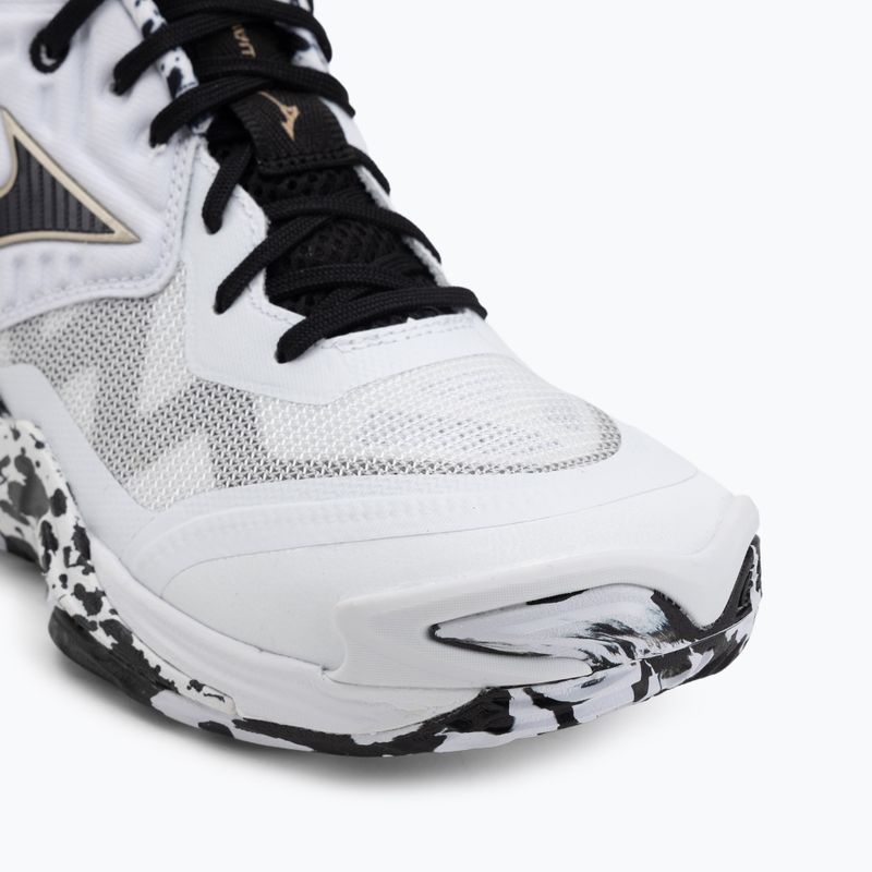 Röplabdacipő Mizuno Wave Momentum Elite Mid white/black/ge gold 7