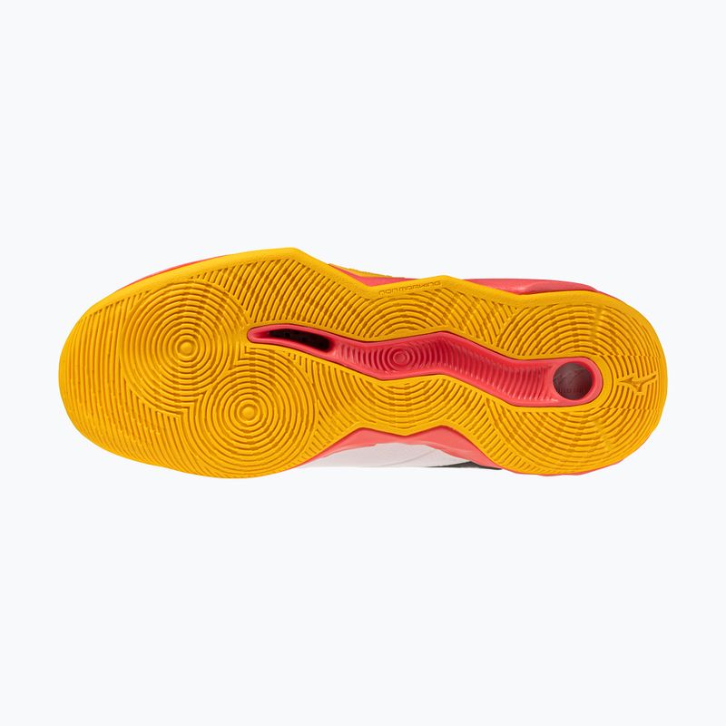 Mizuno Wave Momentum Pro röplabdacipő fehér/tüzes korall 2/citrus 4