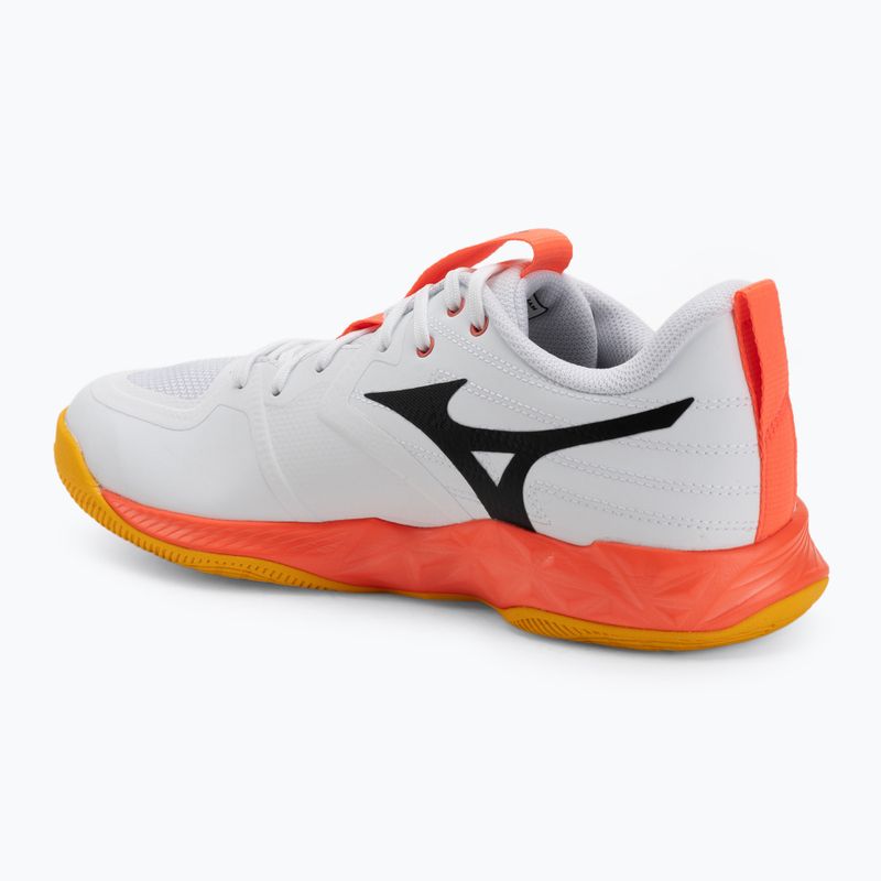 Mizuno Wave Momentum Pro röplabdacipő fehér/tüzes korall 2/citrus 3