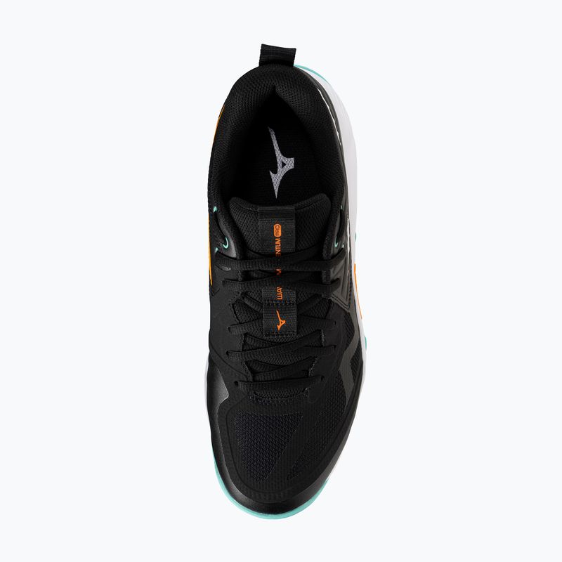 Mizuno Wave Momentum Pro röplabda cipő fekete/angol/jégzöld 5