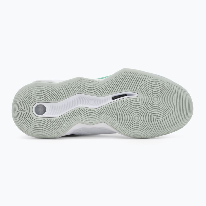 Röplabdacipő Mizuno Wave Momentum Pro Mid white/black/frozen emerald 4