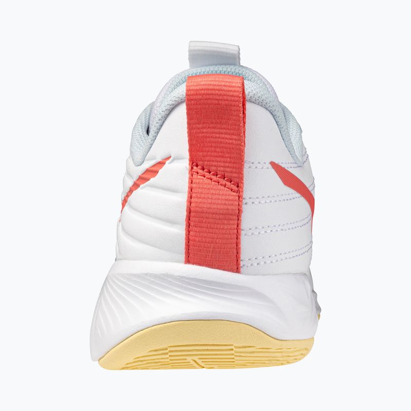 Női röplabda cipő Mizuno Wave Momentum Pro fehér/calypso coral/pale banán 3