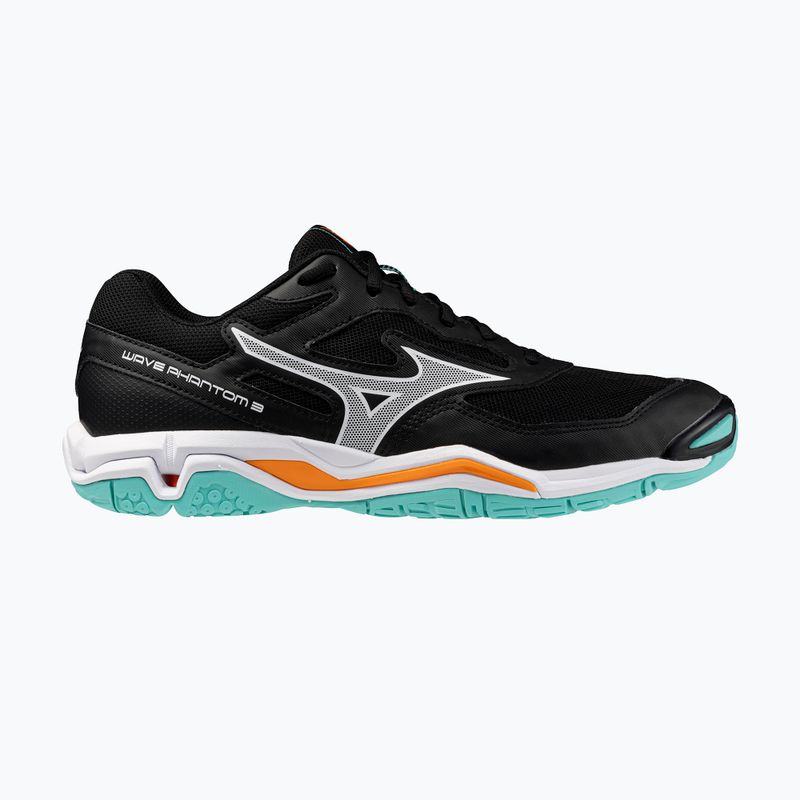 Mizuno Wave Phantom 3 kézilabda cipő fekete/angelo/jégzöld