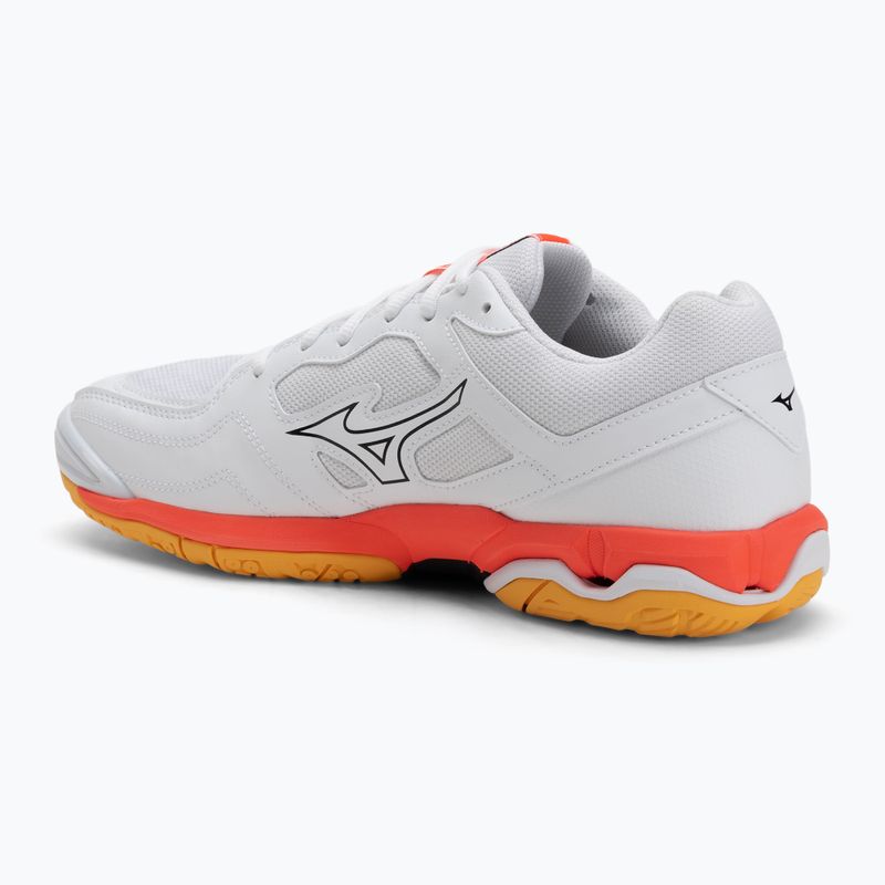 Mizuno Wave Phantom 3 kézilabda cipő fehér/tüzes korall 2/citrus 3