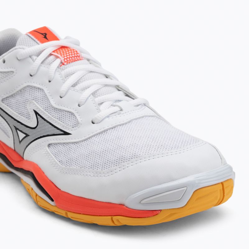 Mizuno Wave Phantom 3 kézilabda cipő fehér/tüzes korall 2/citrus 7