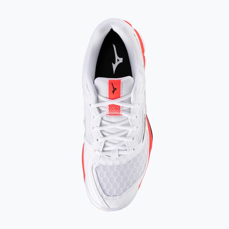 Mizuno Wave Phantom 3 kézilabda cipő fehér/tüzes korall 2/citrus 5
