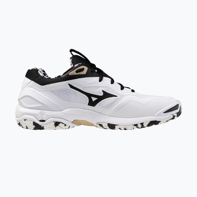 Kézilabdacipő Mizuno Wave Stealth 6 white/black/gold 9