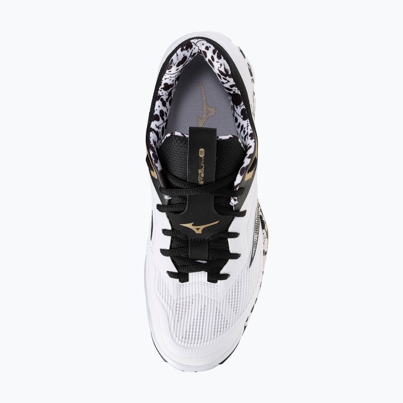 Kézilabdacipő Mizuno Wave Stealth 6 white/black/gold 12