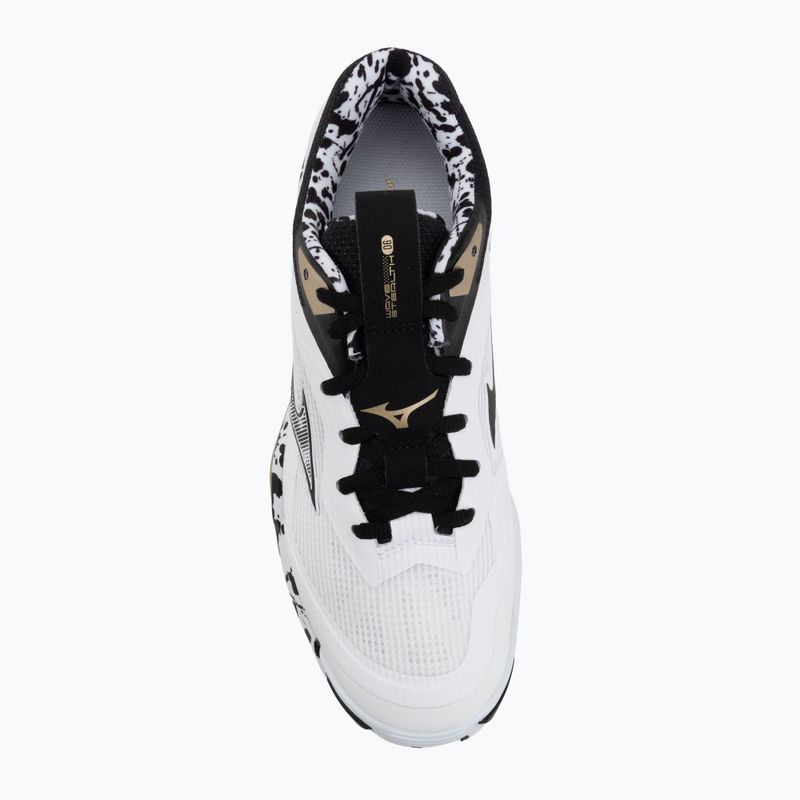 Kézilabdacipő Mizuno Wave Stealth 6 white/black/gold 5