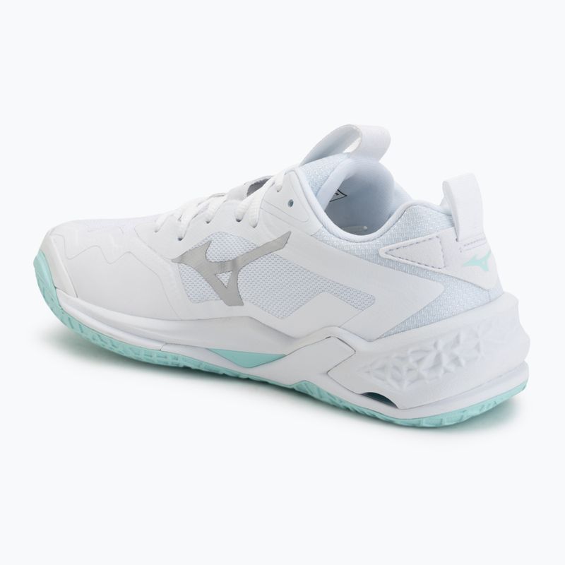 Női kézilabda cipő Mizuno Wave Stealth Neo 2 white/blue tint 3