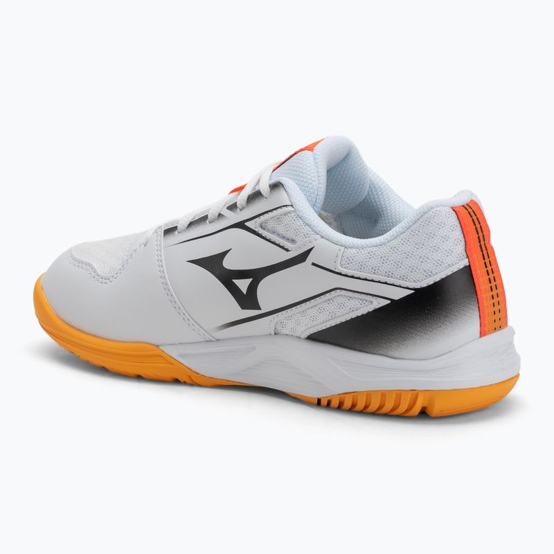 Mizuno Stealth Star 3 fehér/tüzes korall 2/citrus gyermek cipő 3