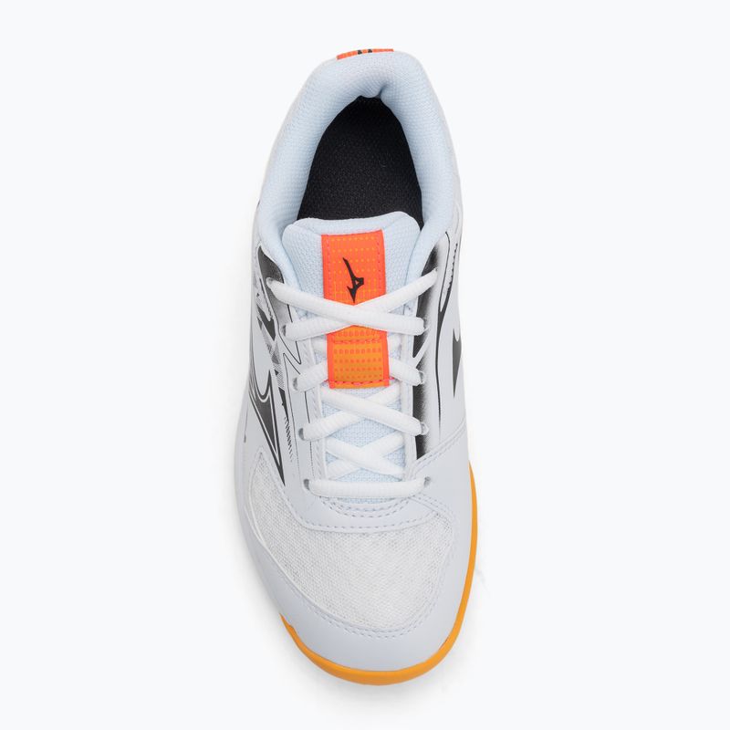 Mizuno Stealth Star 3 fehér/tüzes korall 2/citrus gyermek cipő 5