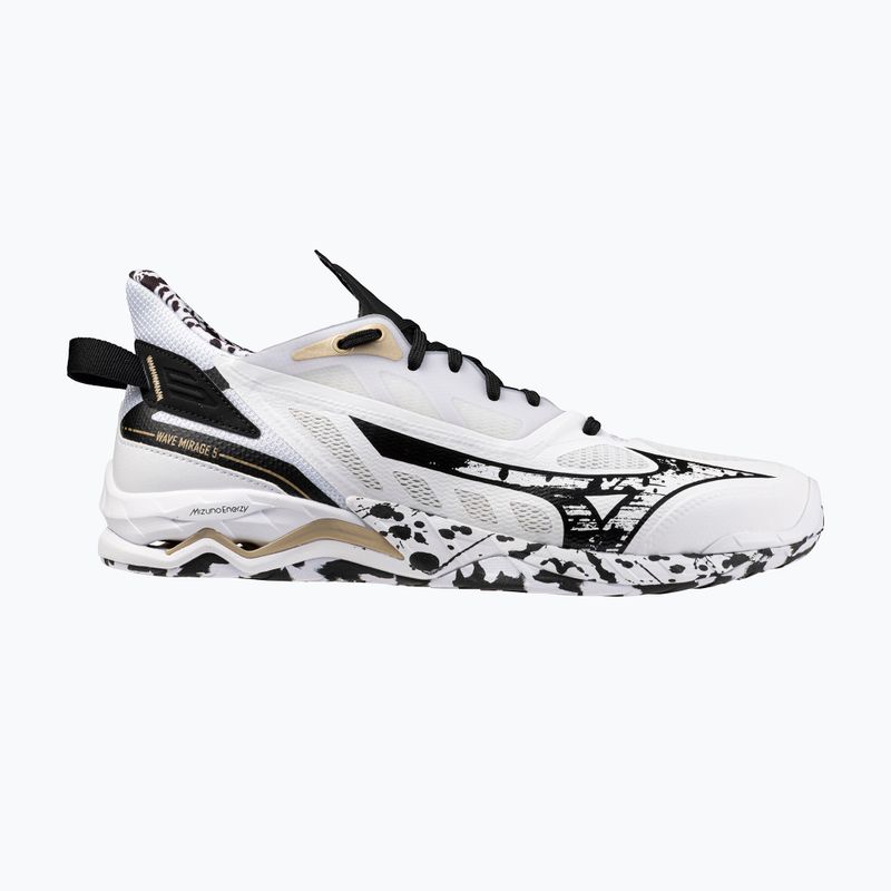 Kézilabdacipő Mizuno Wave Mirage 5 white/black/ge gold