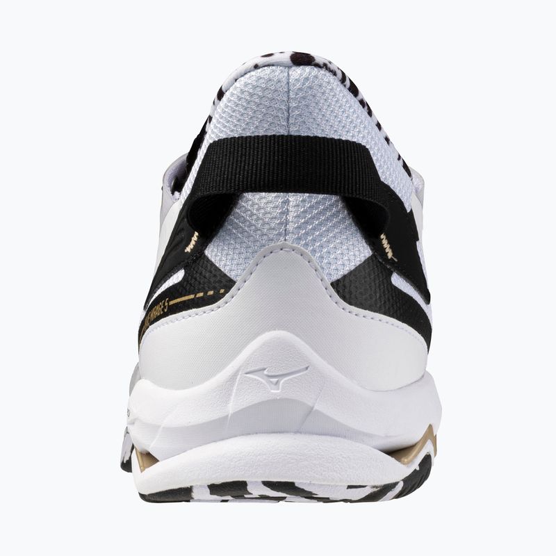 Kézilabdacipő Mizuno Wave Mirage 5 white/black/ge gold 3