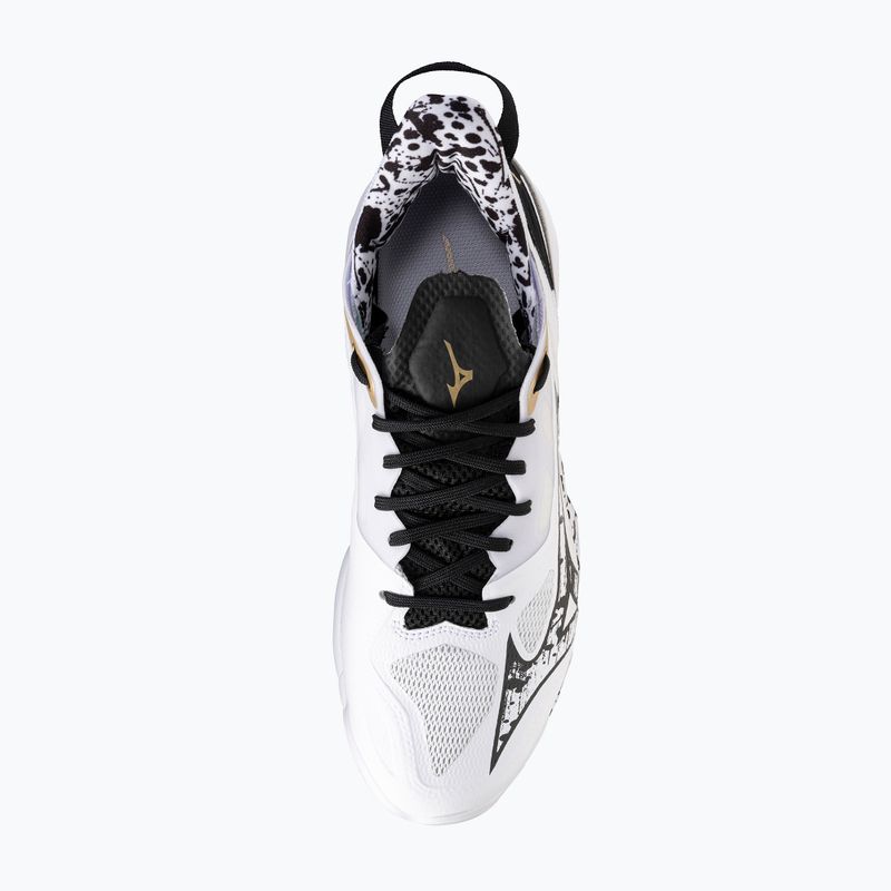 Kézilabdacipő Mizuno Wave Mirage 5 white/black/ge gold 5