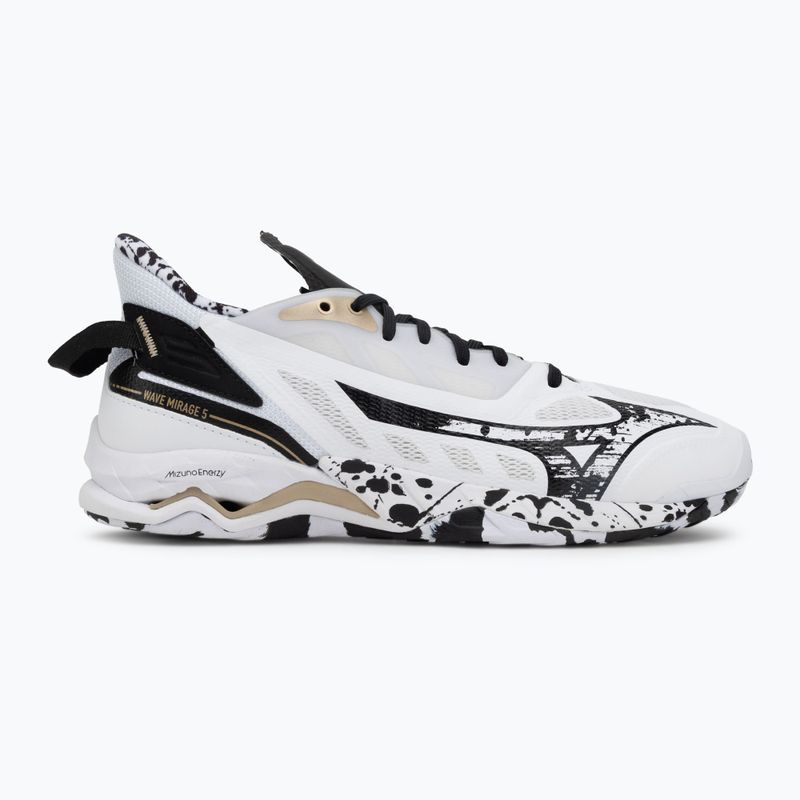Kézilabdacipő Mizuno Wave Mirage 5 white/black/ge gold 2