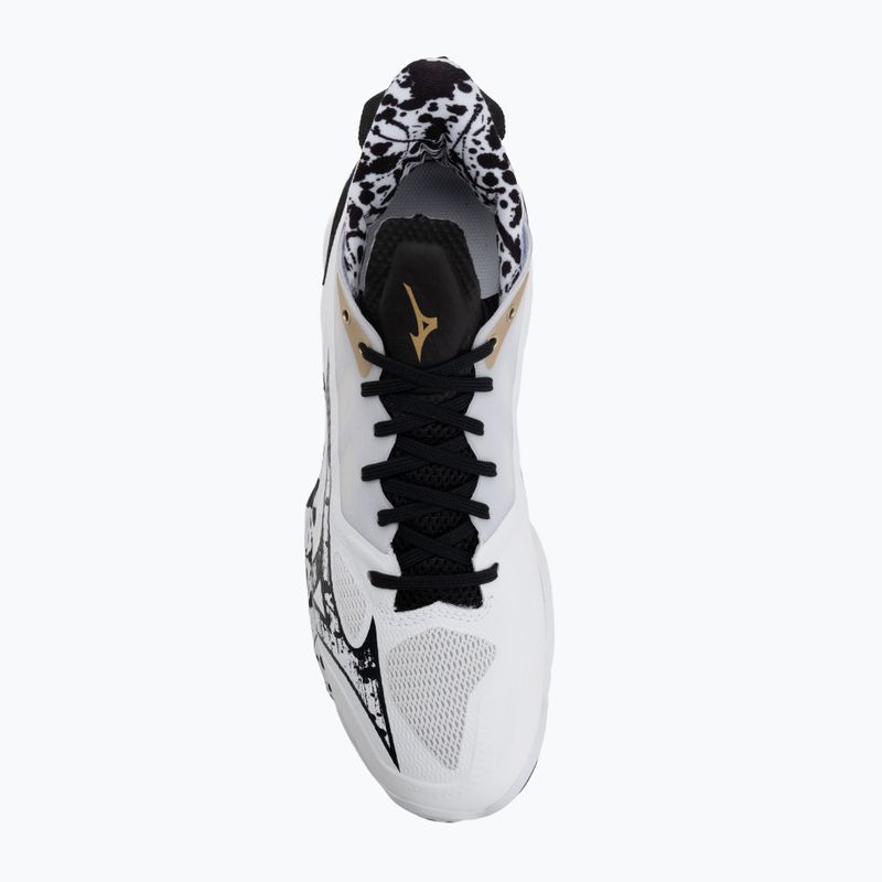 Kézilabdacipő Mizuno Wave Mirage 5 white/black/ge gold 5