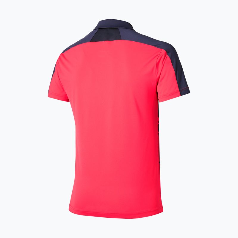 Férfi Mizuno Daybreakers Shadow Polo póló vibráló piros 2
