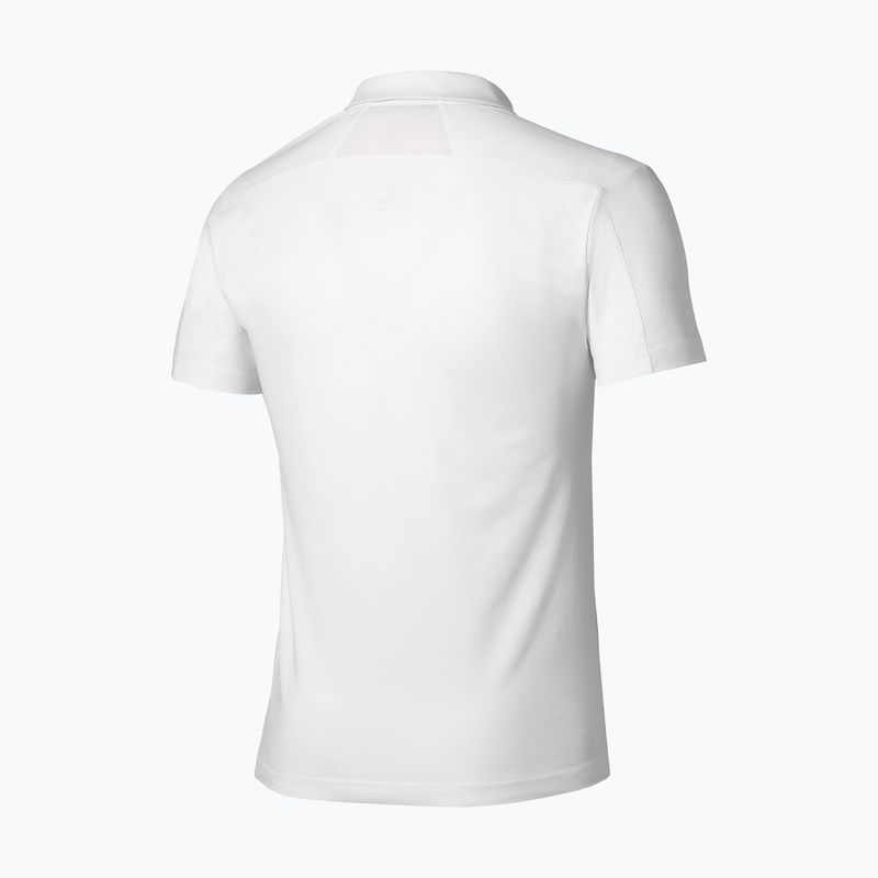 Férfi Mizuno Daybreakers Shadow Polo póló fehér/szürke 2