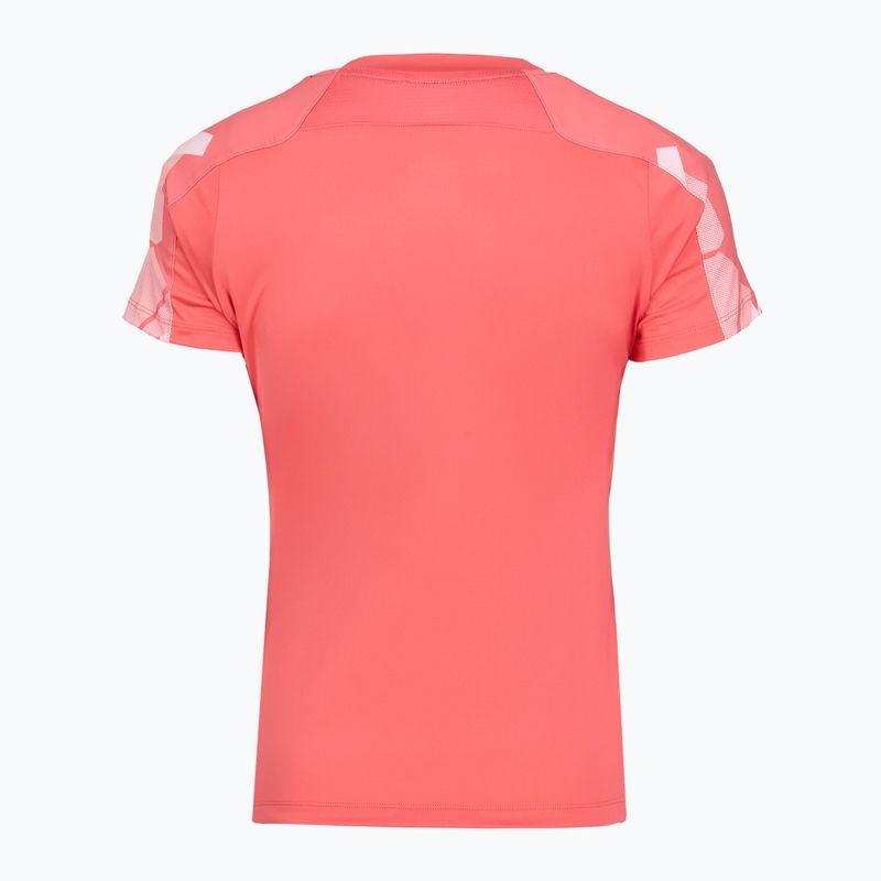Női teniszpóló Mizuno Daybreakers Printed calypso coral 2