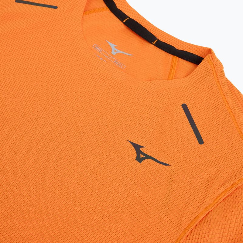 Férfi futópóló Mizuno Tech Light DAF tangelo 3