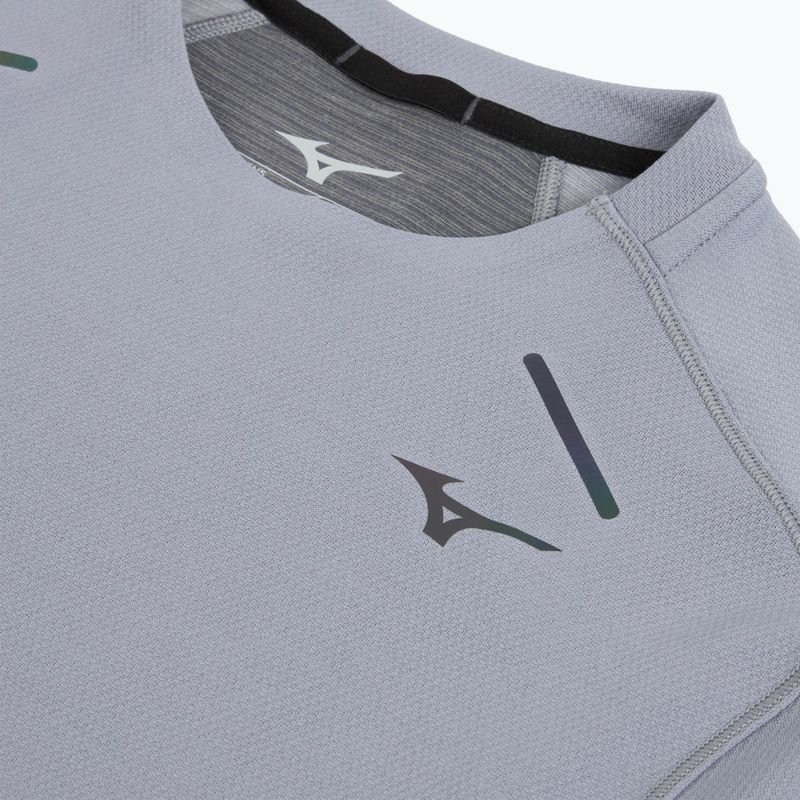 Férfi hosszú ujjú futópóló Mizuno Tech Thermal Charge quiksilver 3