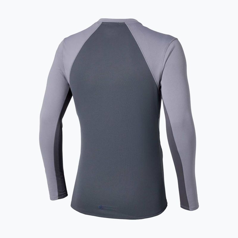 Férfi hosszú ujjú futópóló Mizuno Tech Thermal Charge quiksilver 2