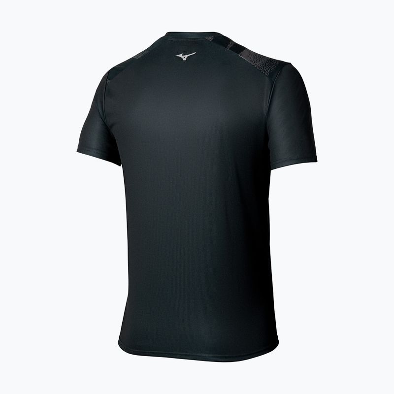 Férfi futó póló Mizuno Core Graphic Tee fekete 6