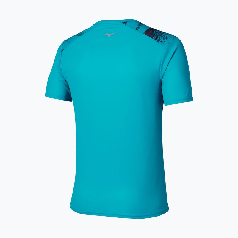 Férfi Mizuno Core Graphic Tee capri breeze futó póló 2