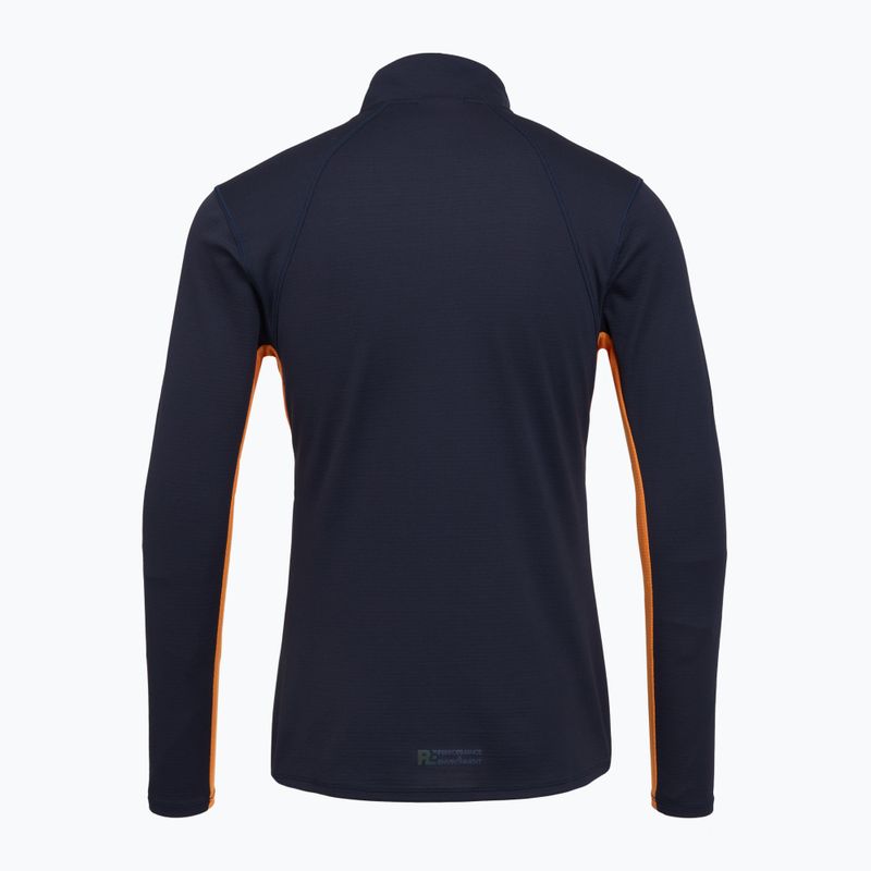 Férfi futó hosszú ujjú felső Mizuno Tech Thermal Charge Half Zip baritone blue 2