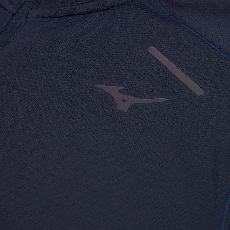Férfi futó hosszú ujjú felső Mizuno Tech Thermal Charge Half Zip baritone blue 3