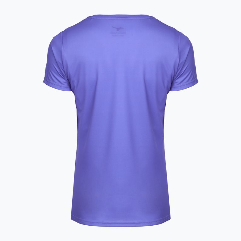 Női futópóló Mizuno Core Graphic Tee iris bloom Mizuno Core Graphic Tee iris bloom 2