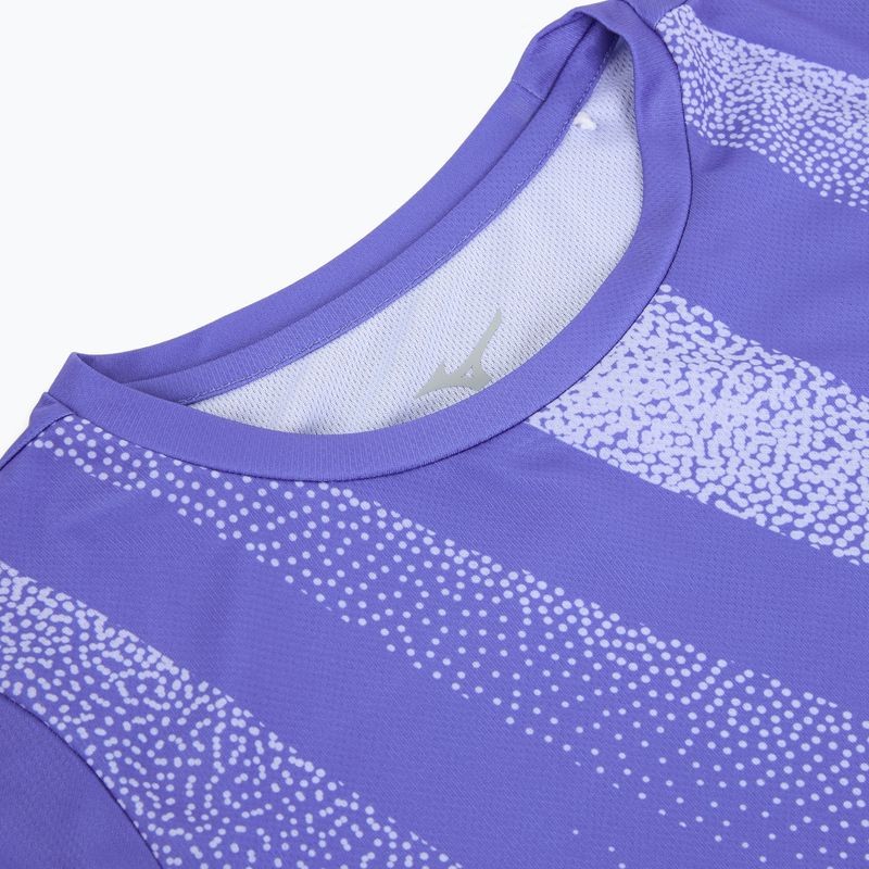 Női futópóló Mizuno Core Graphic Tee iris bloom Mizuno Core Graphic Tee iris bloom 3