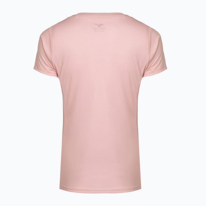 Női futópóló Mizuno Core Graphic Tee fehérített lila 2