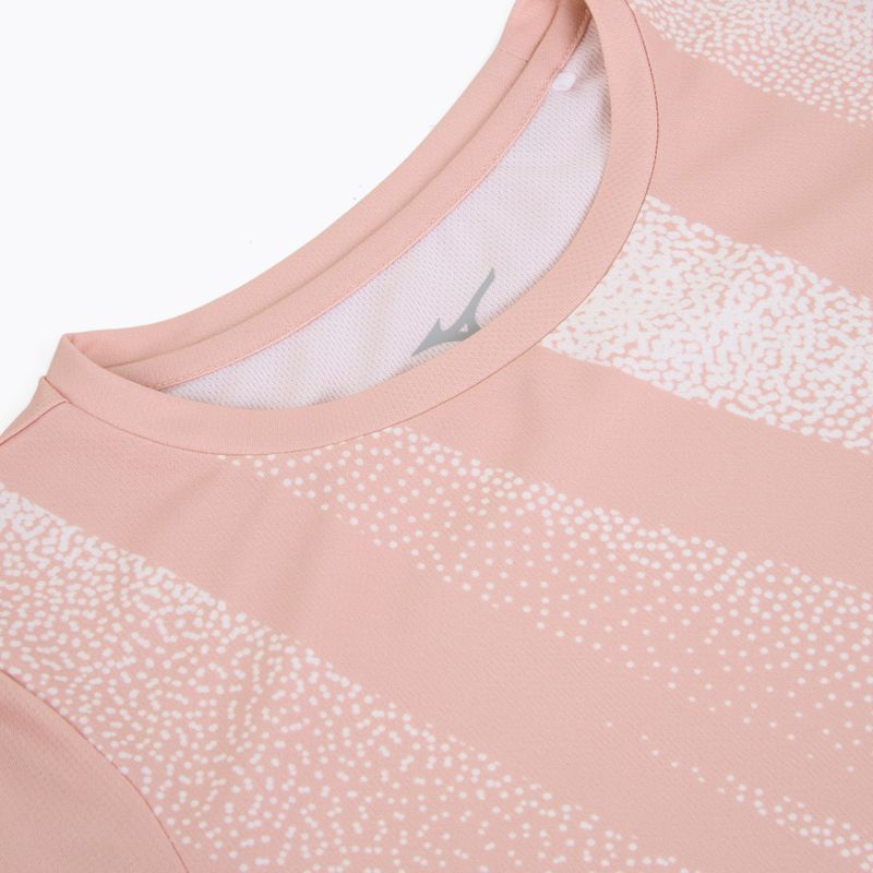 Női futópóló Mizuno Core Graphic Tee fehérített lila 3