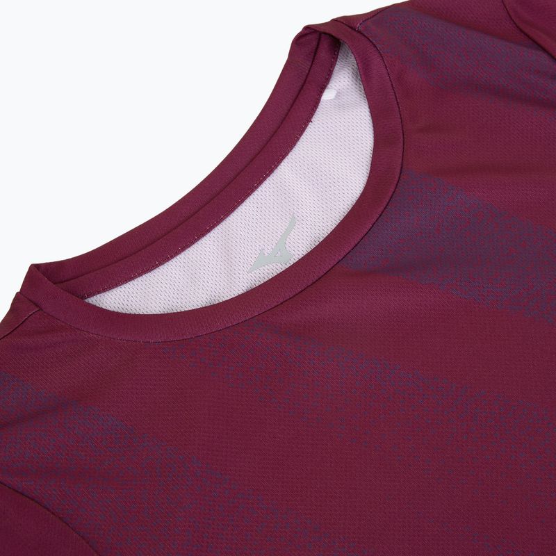 Női futópóló Mizuno Core Graphic Tee dark purple 4