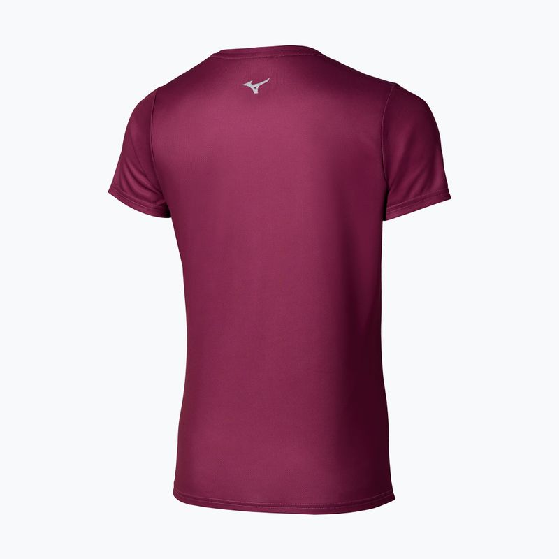 Női futópóló Mizuno Core Graphic Tee dark purple 2