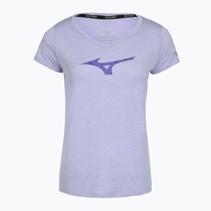 Női futópóló Mizuno Core Runbird Tee icelandic blue Mizuno Core Runbird Tee izlandi kék