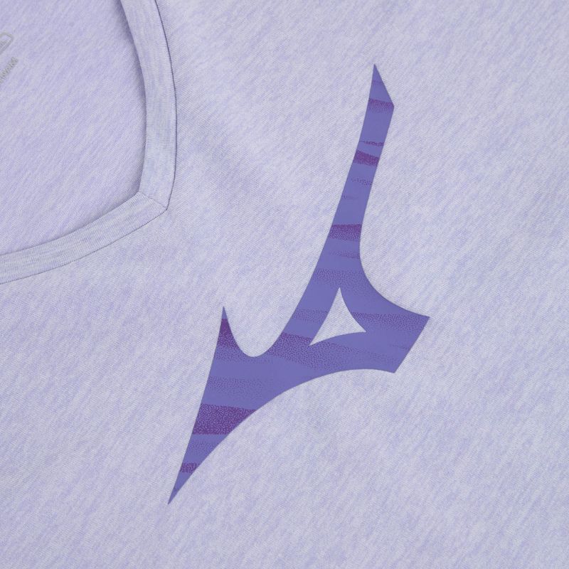 Női futópóló Mizuno Core Runbird Tee icelandic blue Mizuno Core Runbird Tee izlandi kék 3